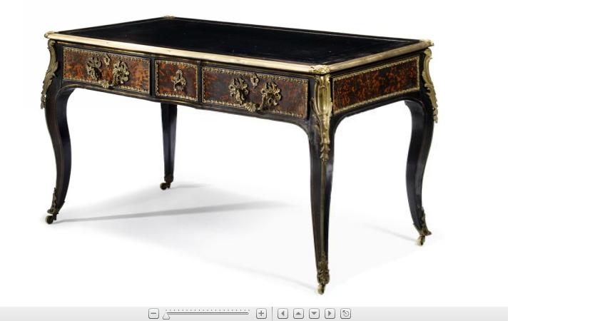 Appraisal: Louis XV style gilt metal mounted faux tortoiseshell and ebonized