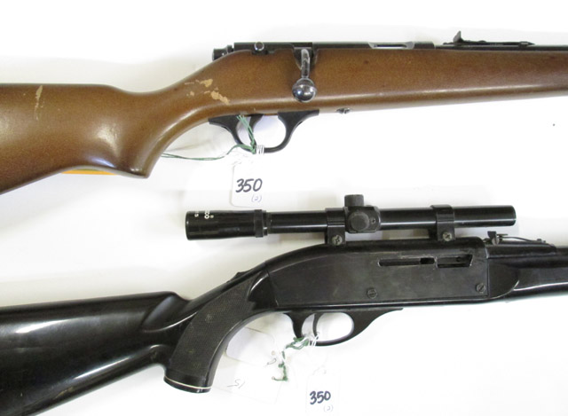 Appraisal: TWO LONG RIFLE GUNSMITH SPECIALS Marlin model T bolt action