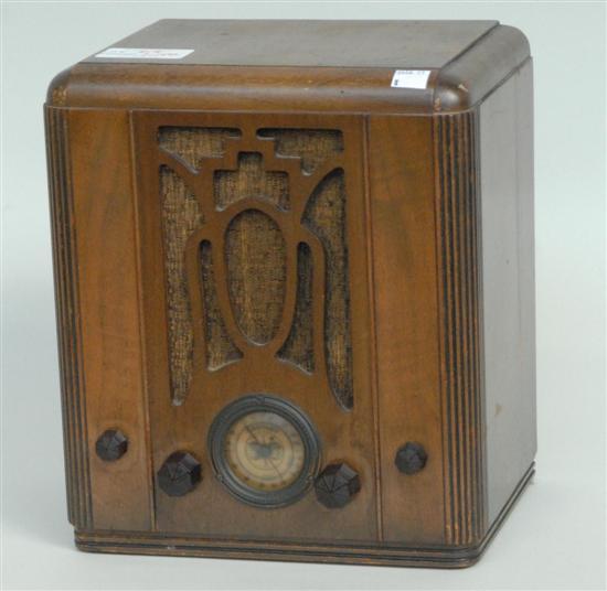 Appraisal: CROSLEY VINTAGE WOOD CASED RADIO Property from the home of