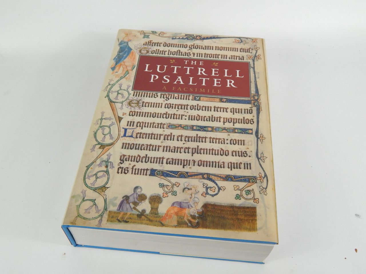 Appraisal: The Luttrell Psalter a facsimile blue cloth with dust wrapper