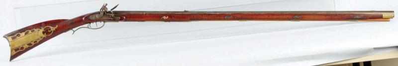 Appraisal: A Myer Kentucky Rifle Description Overall length Barrel length The