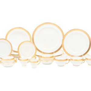 Appraisal: A Mintons Parcel Gilt Porcelain Dinner Service Reatailed by Parmelee-Dohrmann