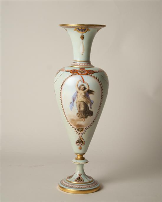 Appraisal: A L th E th C Continental Porcelain Vase gilt