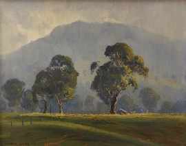 Appraisal: Leonard Long born Between Showers Ovens Valley Victoria oil on