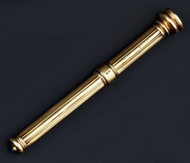 Appraisal: AN CT GOLD PROPELLING PENCIL possibly by Sampson Mordan Co