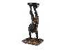 Appraisal: A VENETIAN BLACKAMOOR TORCHERE the smiling barefoot young man in