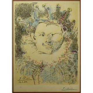 Appraisal: Pablo Picasso Spanish - Color lithograph Tete De Buffon Signed