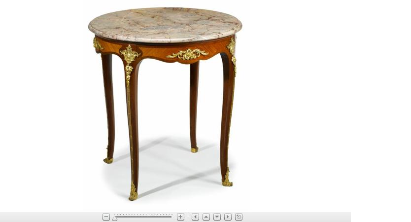 Appraisal: Louis XV style gilt metal mounted kingwood and tulipwood side