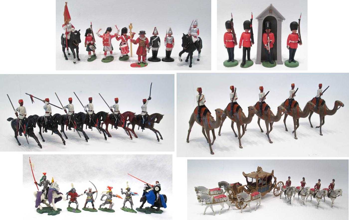 Appraisal: COLLECTION OF W BRITAIN'S TOYS including partial sets of 's