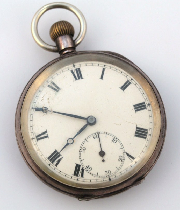 Appraisal: A early thC open face pocket watch the cm dia