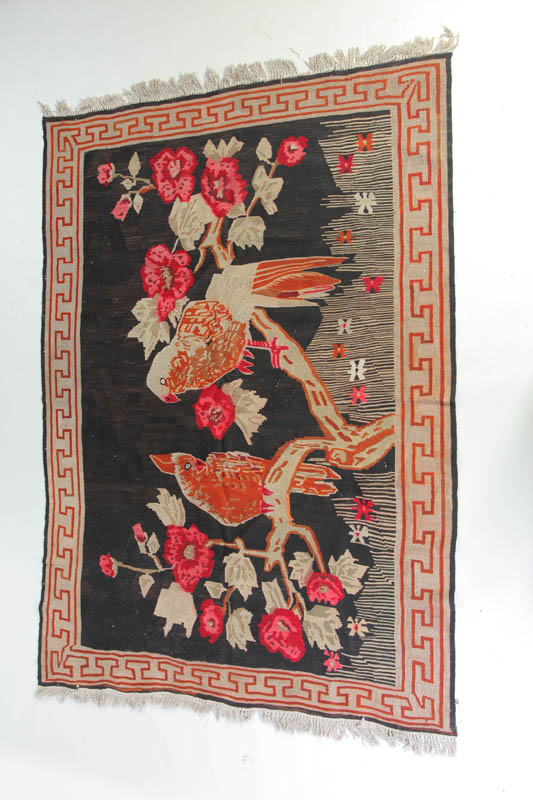 Appraisal: ORIENTAL RUG Eastern European nd quarter- th century Bessarabian kilim