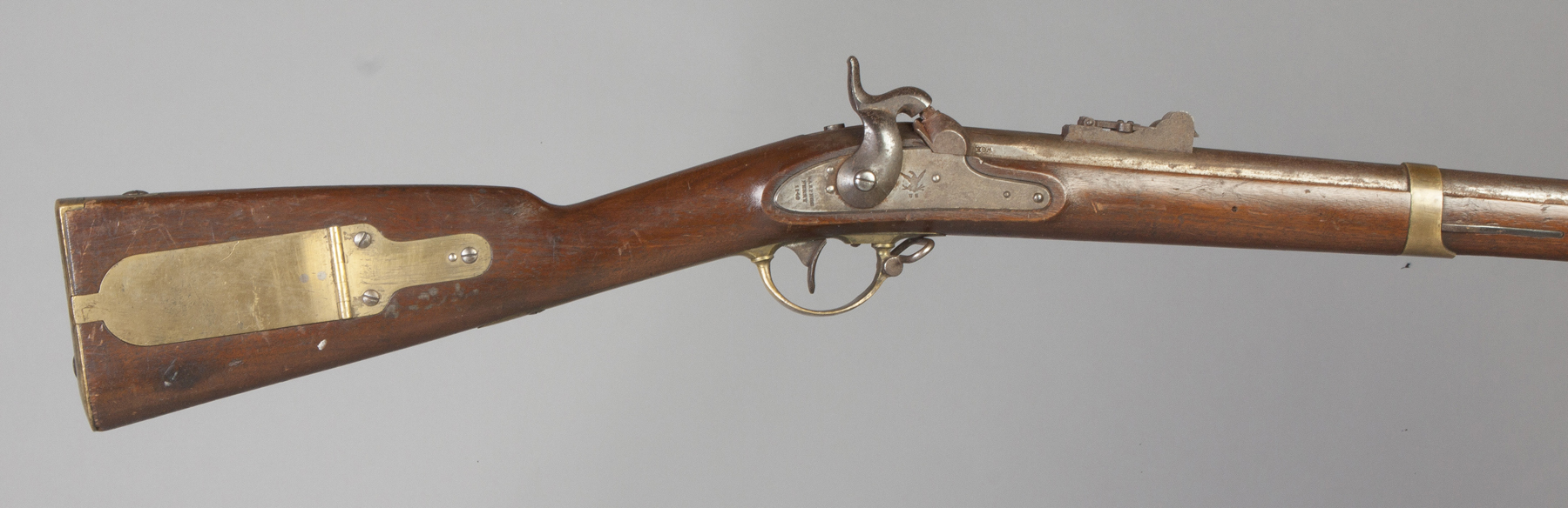 Appraisal: Harper's Ferry Long Gun with eagle US mark Butt plate