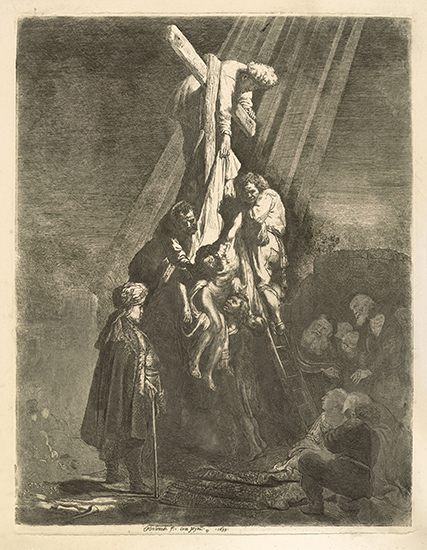 Appraisal: REMBRANDT VAN RIJN The Descent from the Cross Second Plate