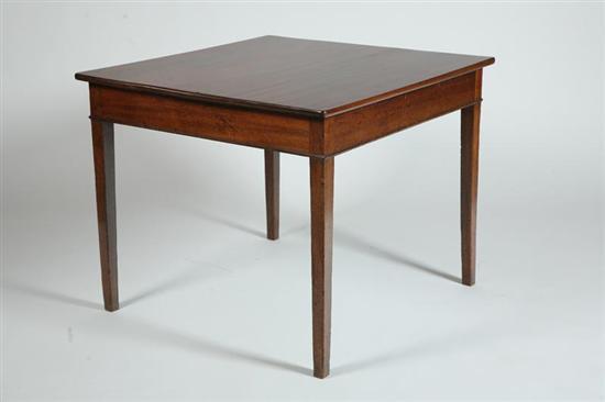 Appraisal: TABLE Probably European st half- th century walnut Square table