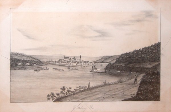 Appraisal: Pittsburgh in Artist Metcalf T inscribed on backings T Metcalf