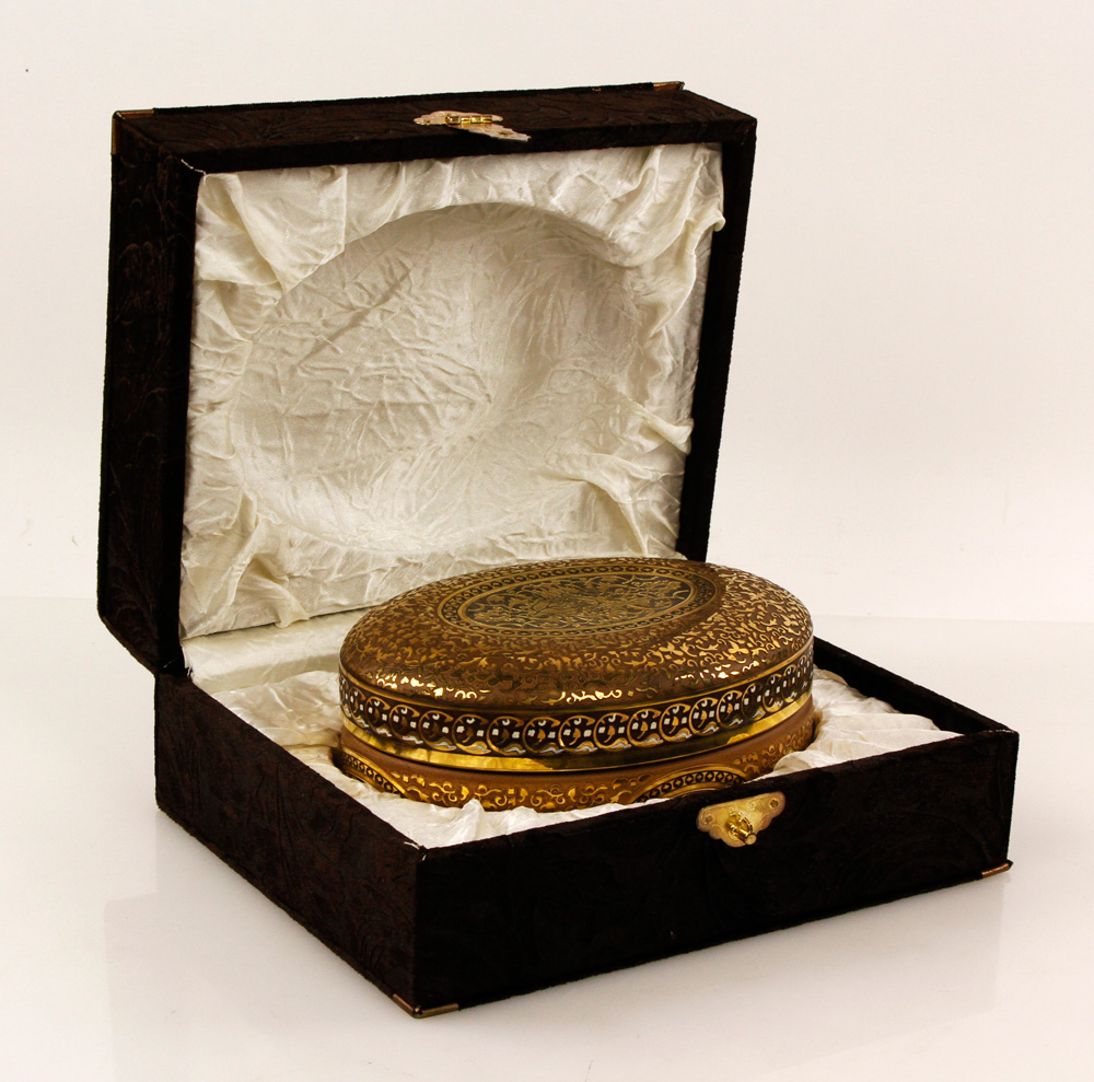 Appraisal: - Cased De Lamerie Presentation Bowl De Lamerie London oval