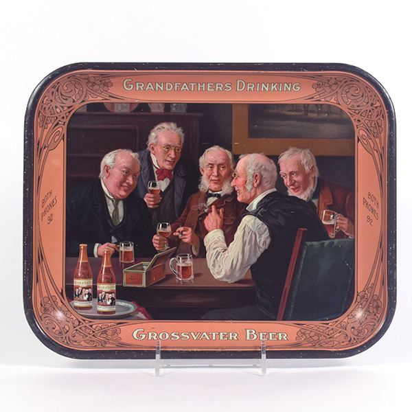 Appraisal: Grossvater Beer Pre-Prohibition Serving TrayReference n aBrewery Renner Brewing Co