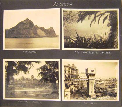 Appraisal: vol Photo Album World Travel ca s Folio orig morocco