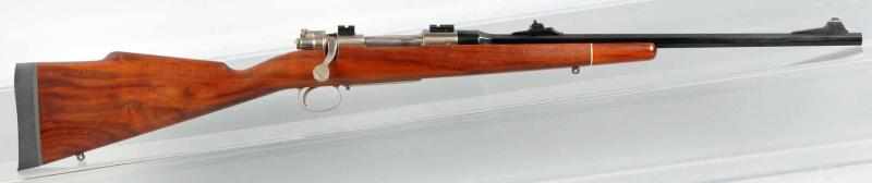 Appraisal: Mexican Mauser Custom Rifle Description Serial L Cal GA WIN