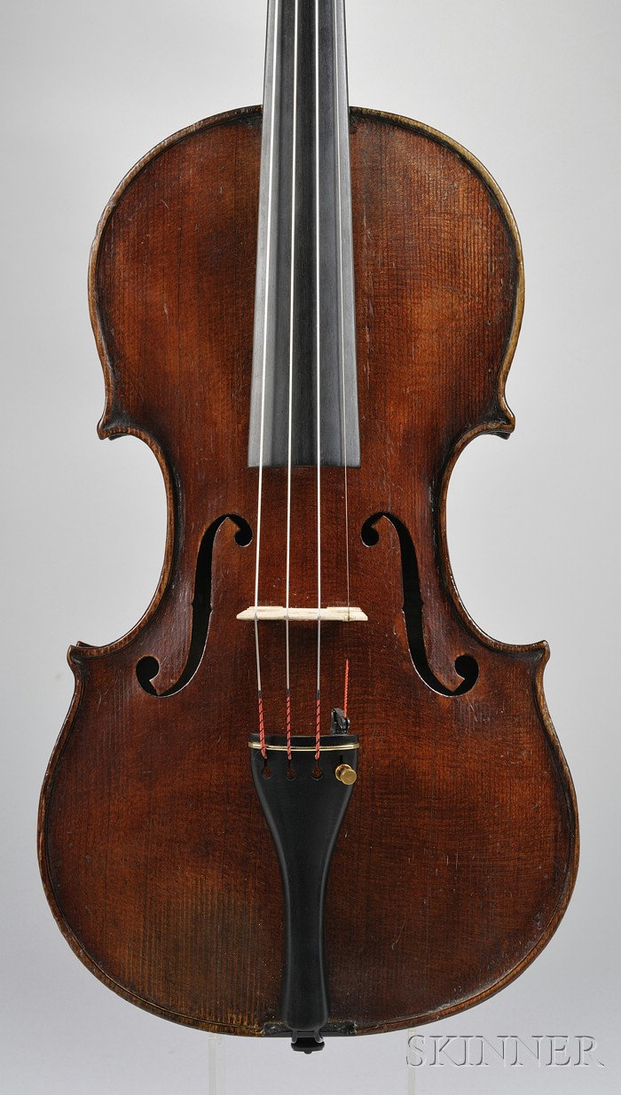 Appraisal: Modern English Violin School of George Wulme Hudson unlabeled length