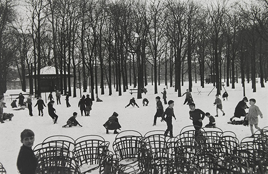 Appraisal: BOUBAT DOUARD - Jardin du Luxembourg Paris Silver print x