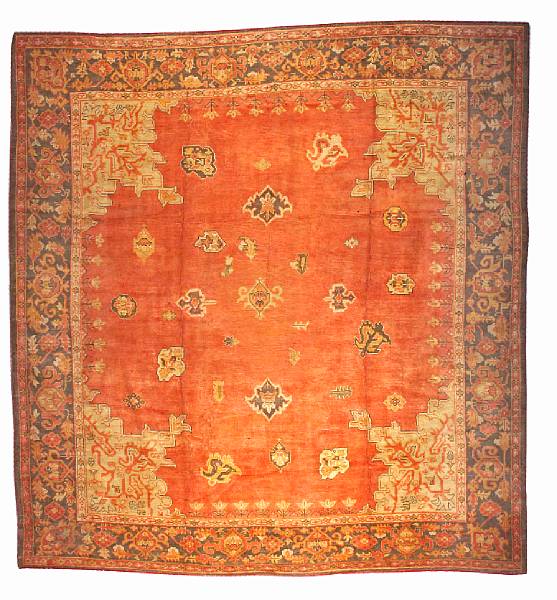 Appraisal: An Oushak carpet West Anatolia circa size approximately ft in