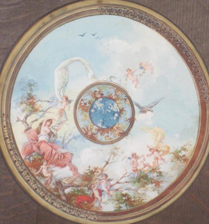 Appraisal: CIRCLE OF CHARLES A LUTYENS Design for a Ceiling watercolour