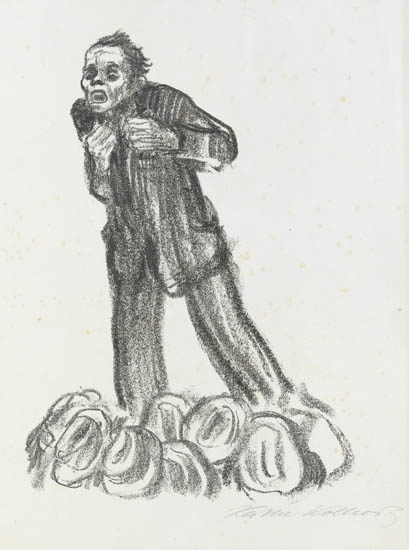 Appraisal: K THE KOLLWITZ Der Agitationsredner II Fassung Lithograph on cream