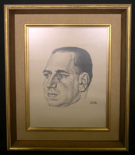 Appraisal: Hugo Gellert American b Portrait of a Man lithograph sight