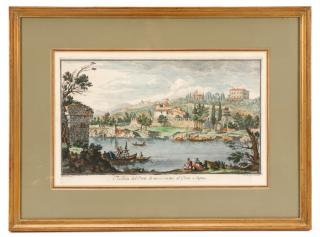 Appraisal: Giuseppe Zocchi Ponte a Signa Italian Etching Giuseppe Benedetti Italian