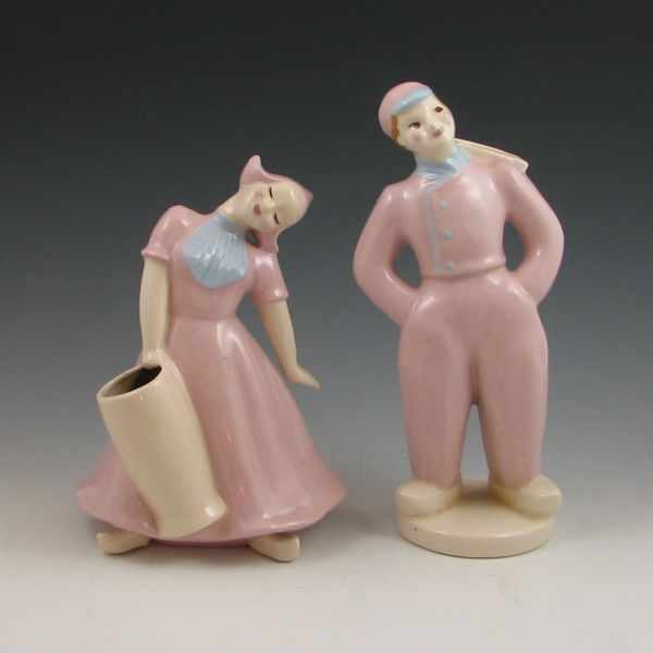 Appraisal: Hedi Schoop Dutch figures Signed Hedi Schoop Chips to both