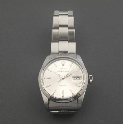 Appraisal: A gentleman's steel wrist watch by Rolex Air-King-Date Oyster Perpetual