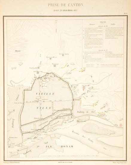 Appraisal: CHINA - Erhard SCHI BLE engraver Atlas de l'Exp dition