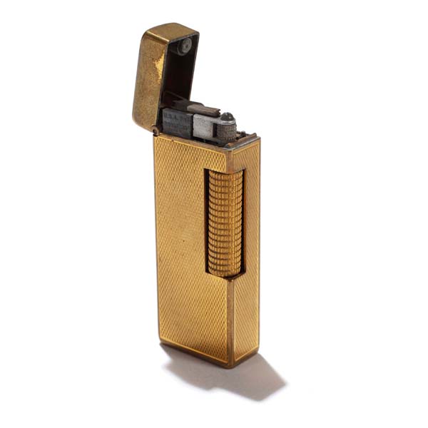 Appraisal: Dunhill gold tone gas lighter Untested Some surface wear