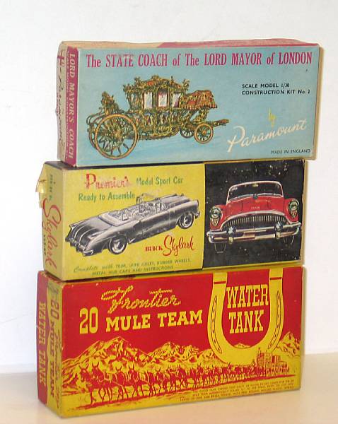 Appraisal: th Scale Model Kits Lot includes assorted model kits by