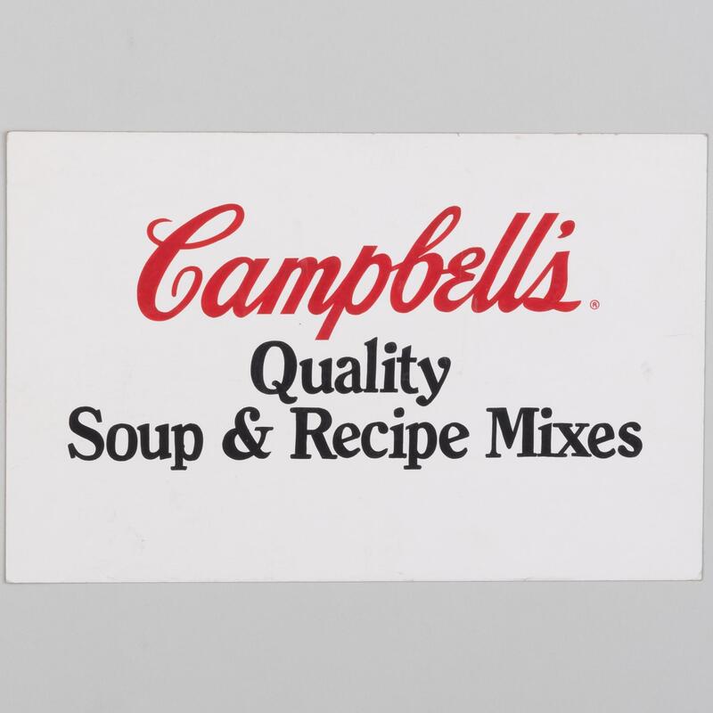 Appraisal: Group of Five Andy Warhol Posters Together with a Campbell's