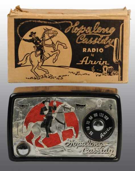 Appraisal: Hopalong Cassidy Radio Description s Radio is the most desirable