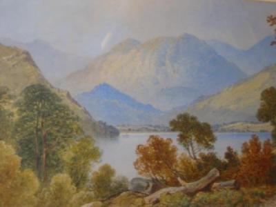 Appraisal: AARON E PENLEY Lakeland Scene signed x gilt frame