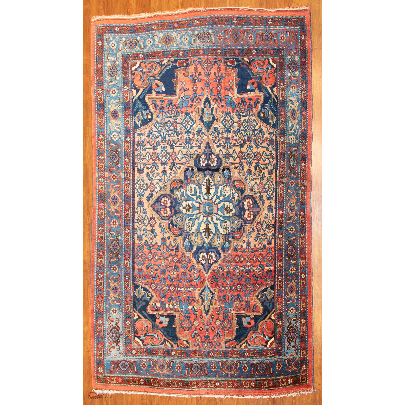 Appraisal: BIJAR RUG PERSIA X Fourth quarter- th century hand-knotted wool