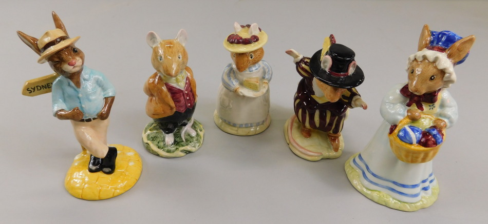 Appraisal: A collection of Royal Doulton figures to include Brambly Hedge