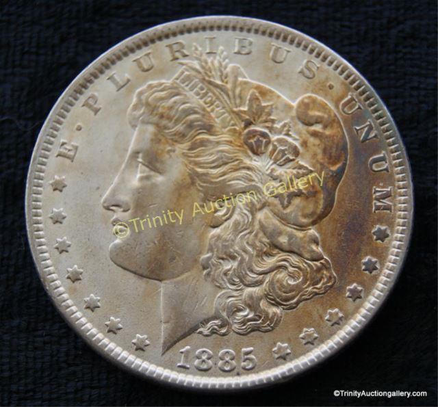 Appraisal: Morgan Silver Dollar Coin With nice details and toning in