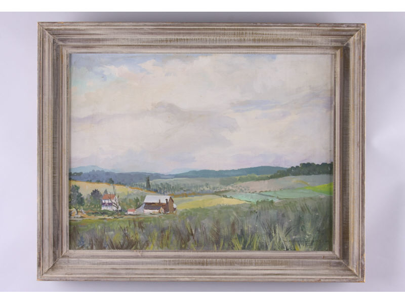 Appraisal: W Reginald Watkins MD - Muncy Valley oil on board