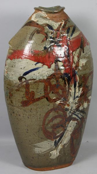 Appraisal: th Century Arts and Crafts modern glazed pottery vase having