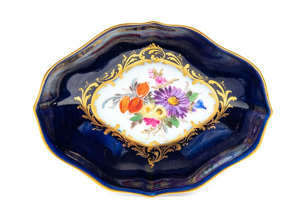 Appraisal: Meissen Miniature Dish Childs Meissen Miniature Dish Childs