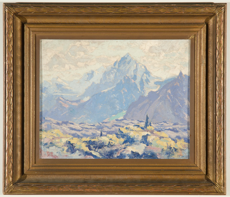 Appraisal: EUSTACE PAUL ZIEGLER OIL ON BOARD Alaska Seattle Washington -