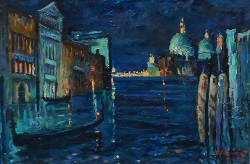 Appraisal: RAPHAEL PRICERT FRENCH - VENICE OIL ON CANVAS FRAME X