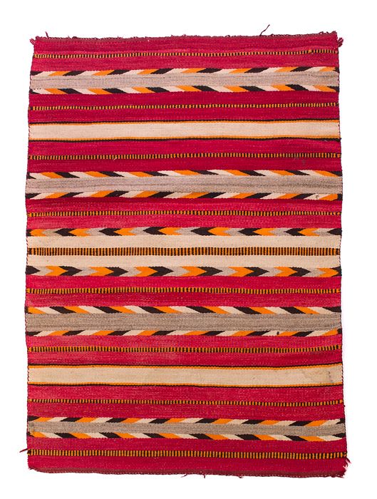 Appraisal: Early Navajo Transitional Chiefs Blanket Early Navajo Transitional Chiefs Blanket