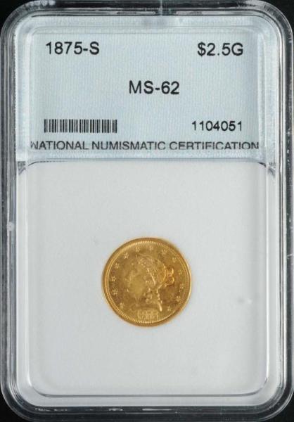 Appraisal: -S Coronet Gold Eagle MS Description Graded by NNC Cleaned