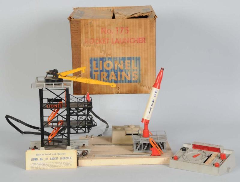 Appraisal: Lionel Rocket Launching Platform Accessories Description Post-war Includes one box