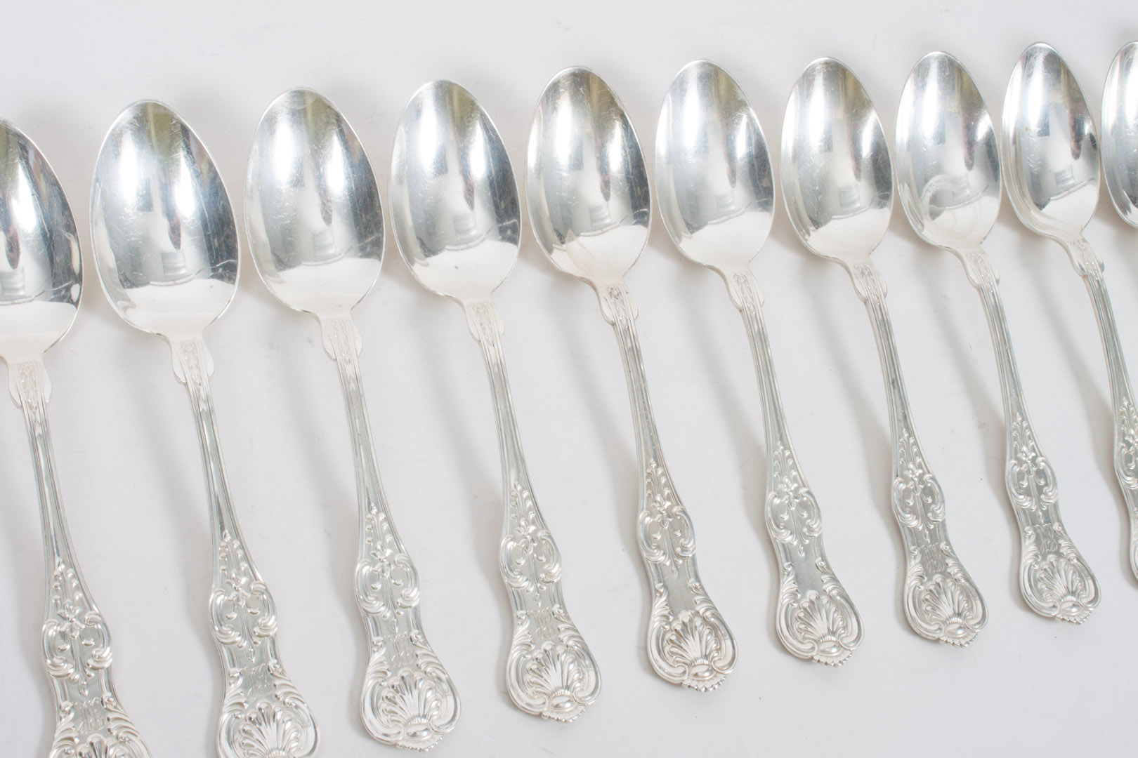 Appraisal: Thirteen Dominick Haff sterling silver teaspoons King's pattern ozt